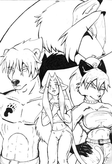 Shifters Poster Lineart