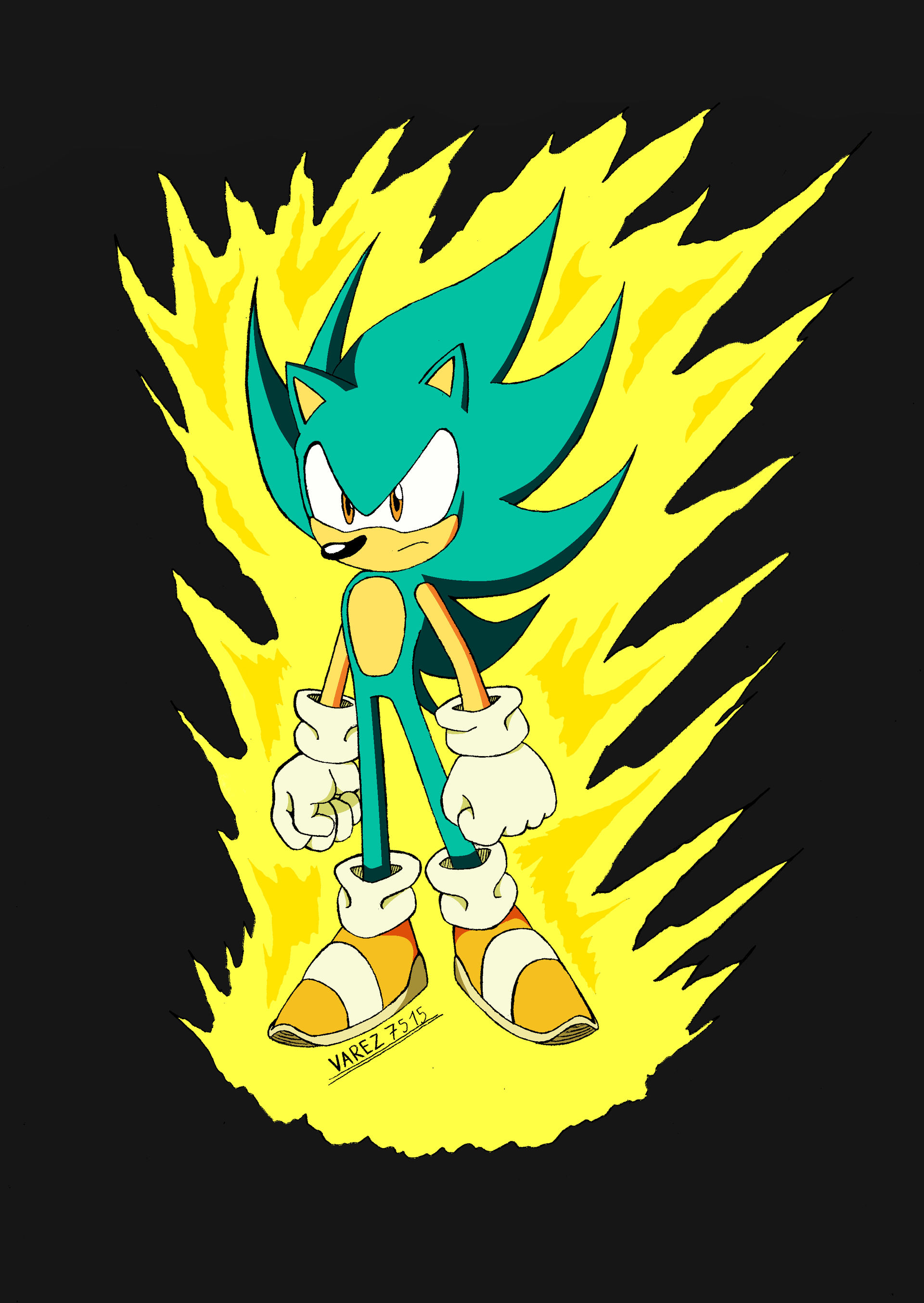 Fake Super Sonic by Varez7515 on DeviantArt