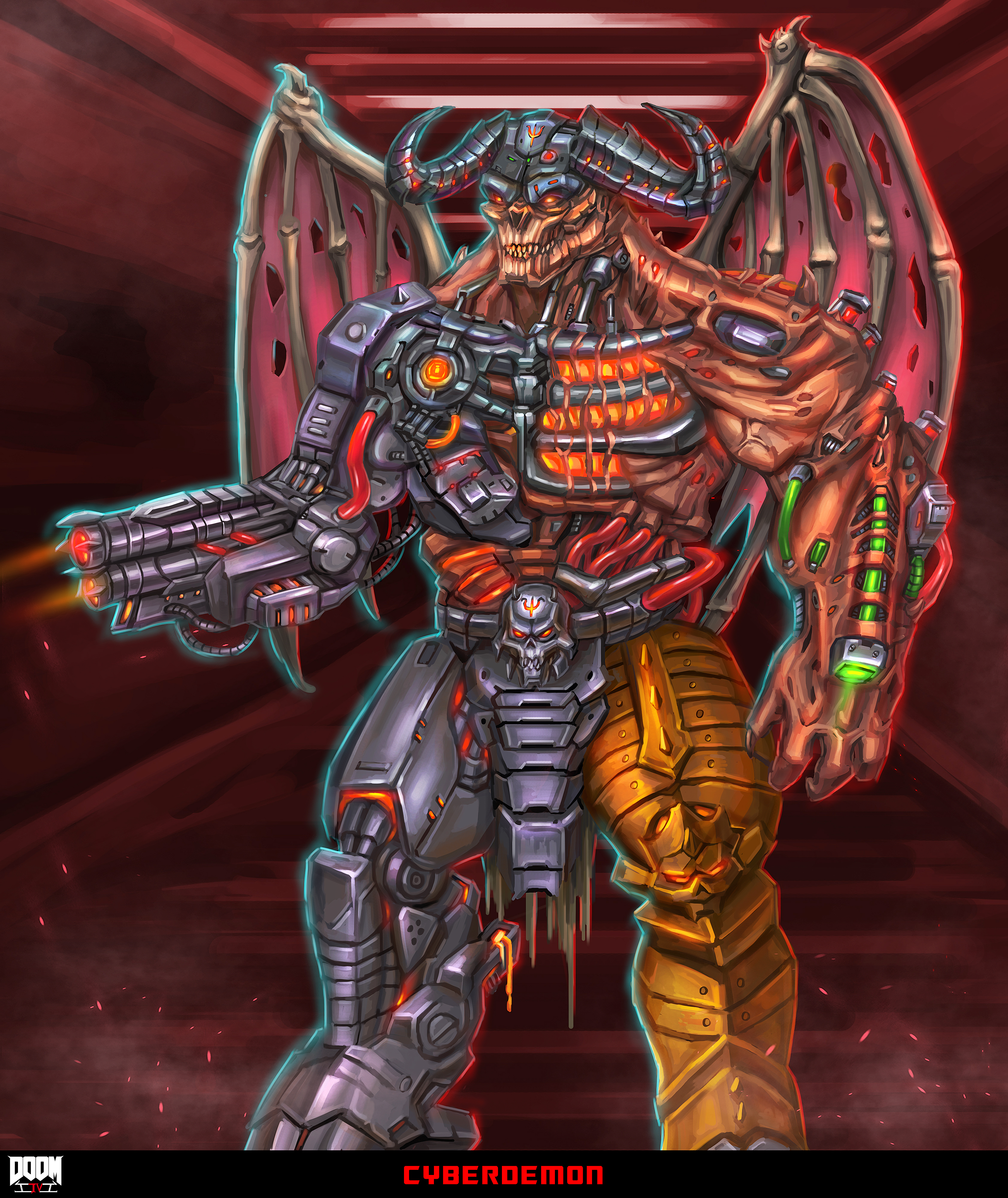 Cyberdemon Refrence Cyberdemon by sawerwang on DeviantArt