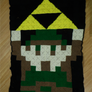 Link and Triforce Crochet Afghan