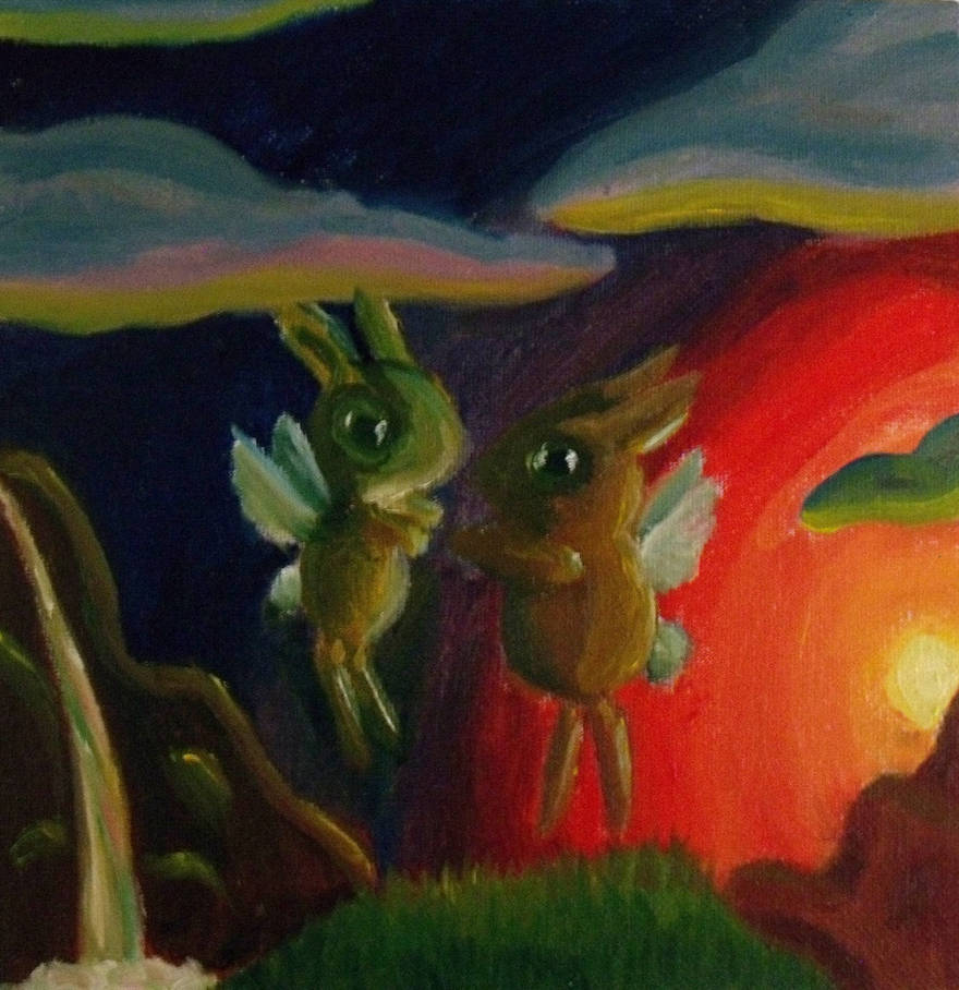 Flying Rabbit Deviantart Flying Bunnies by fantasticalidea on DeviantArt