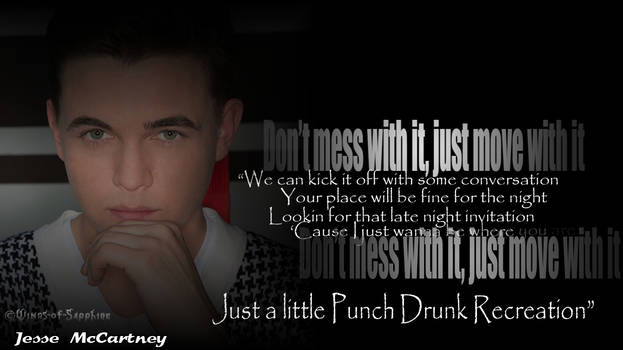 Jesse McCartney In Technicolor Wallpaper