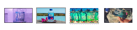 Fiji water stamps f2u