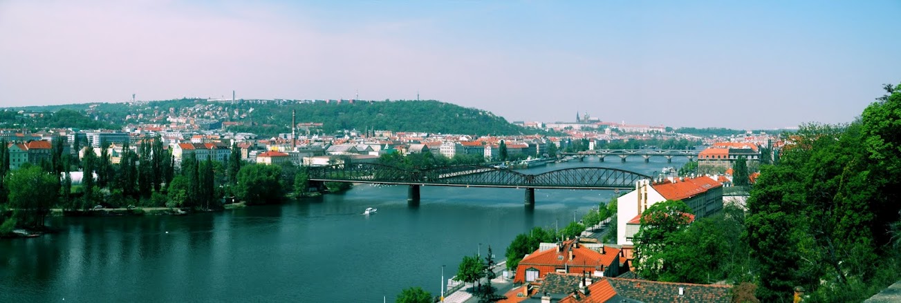 Praga, widok z Wyszehradu