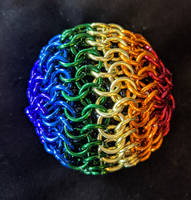 Rainbow Chainmaille Hacky Sack