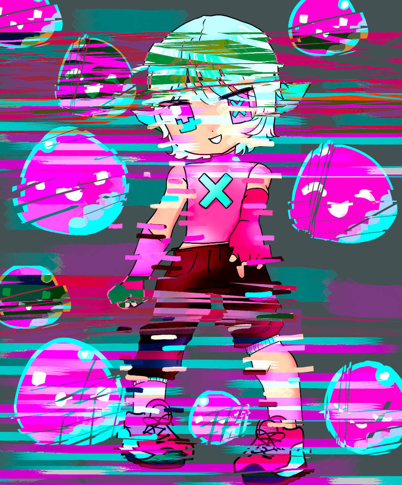 Glitch slime! by jadedreamers on DeviantArt