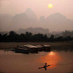 Li Jiang at dawn
