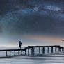 Milky Way over Seabrook Texas