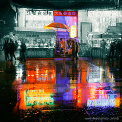 The rain in Nanjing