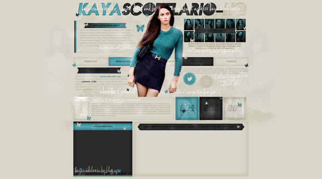 Ordered layout ft. Kaya Scodelario