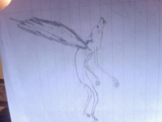 Winged Werewolf by Alexandra-Lupin on DeviantArt