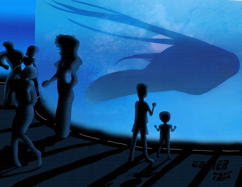 Silhouette Aquarium 001 by GameTrek
