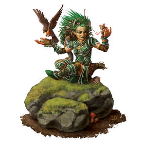 Pathfinder Sample: Lini The Druid