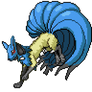 Lucario/Ninetales fusion