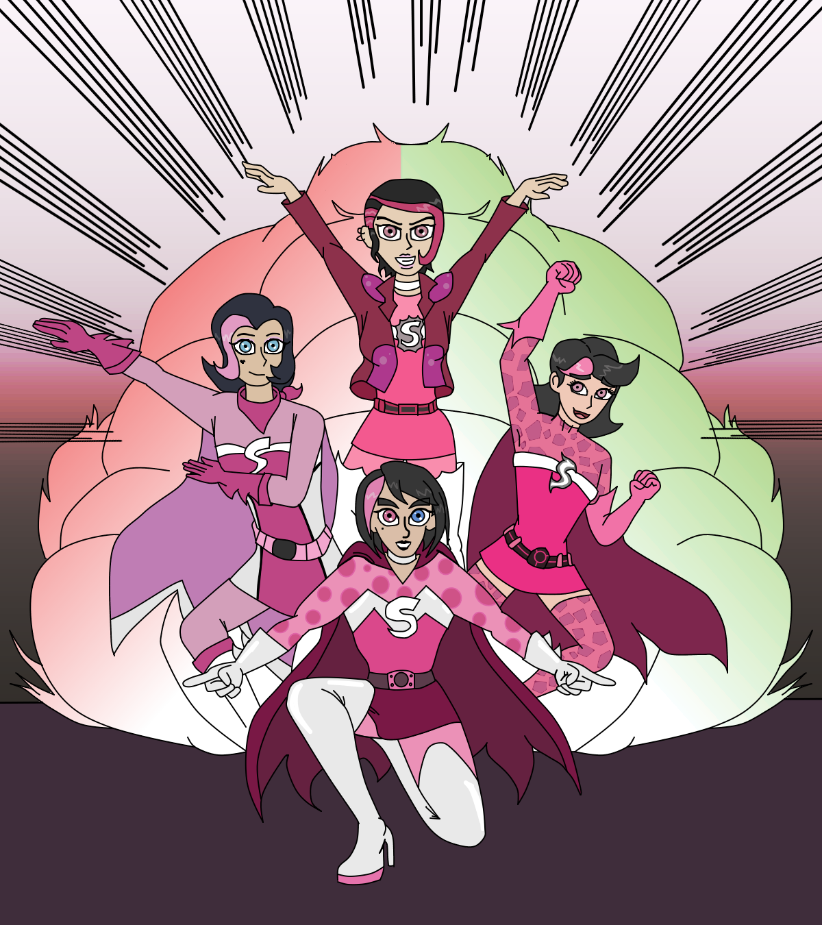 Special Pink Mexican Forces. SheZow Corps by Bakurette on DeviantArt
