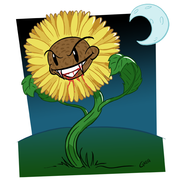 Sunflower Vampire By Werehare On DeviantArt sunflower-vampire-by-werehare-on-deviantart