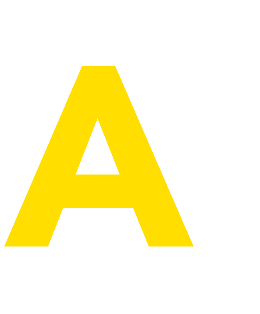 Uppercase Yellow A by KCF2014DoesDA on DeviantArt