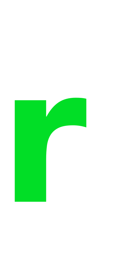 Green R Kids Lowercase Green R by KCF2014DoesDA on DeviantArt