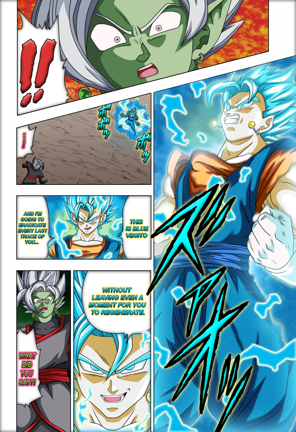 Vegito SSJ5  Dragon ball super manga, Anime dragon ball super