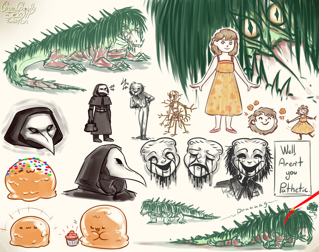 Scp Toe scp doodles by GreenGhostlyJekyll on DeviantArt