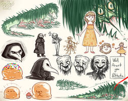scp doodles