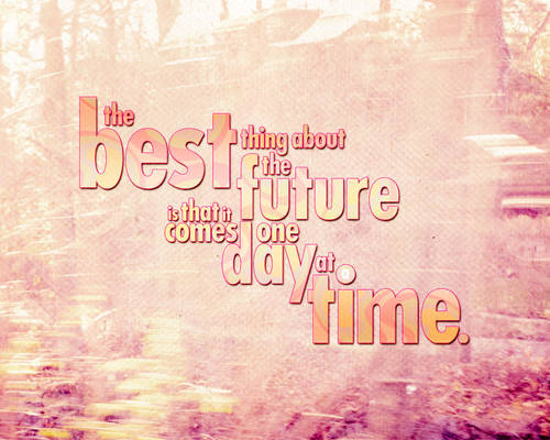 theBest thing about theFuture