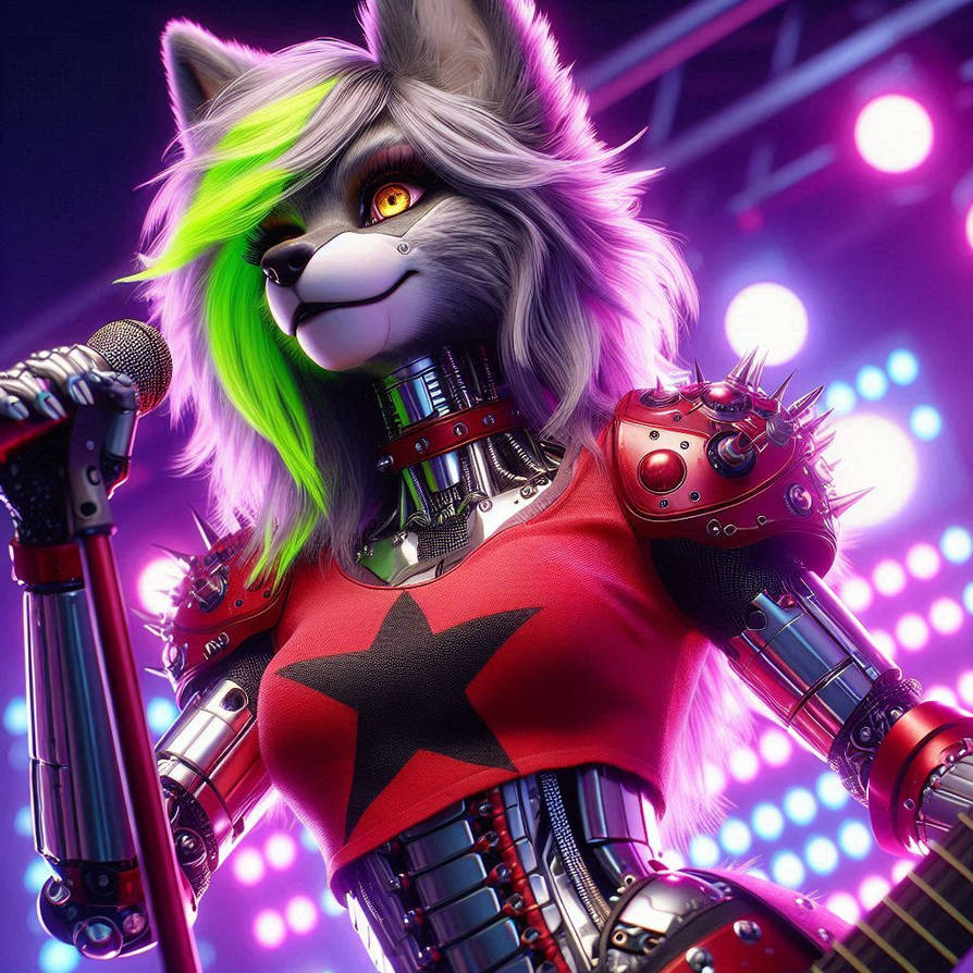Cyber Wolf Roxy Roxy wolf FNAF by CrimsonSpidox1592 on DeviantArt