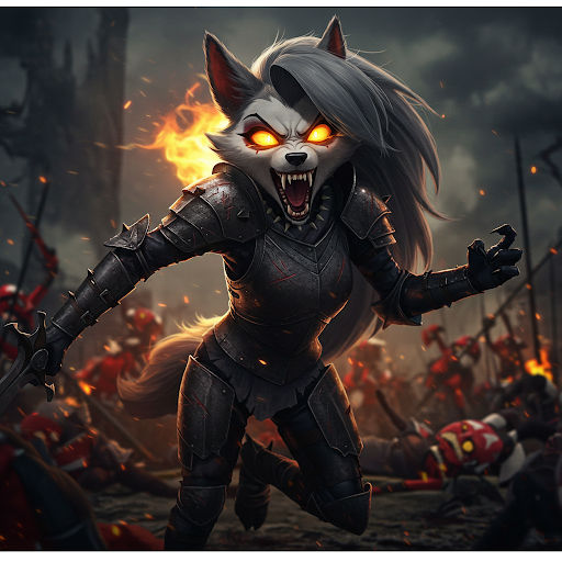 Loona Rage Loona the Hell Hound Rage by CrimsonSpidox1592 on DeviantArt