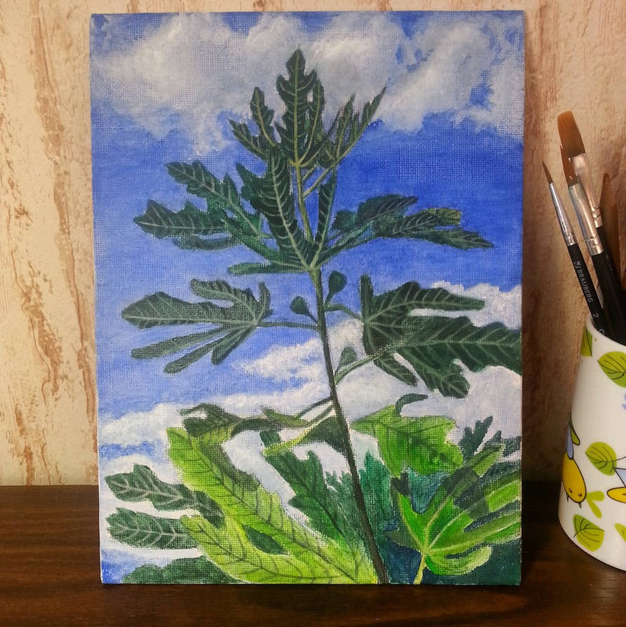 Fig Tree Vector Deviantart Fig tree by Oleynikova on DeviantArt