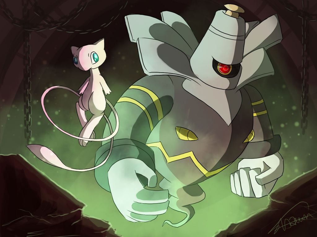 Dusknoir and Mew