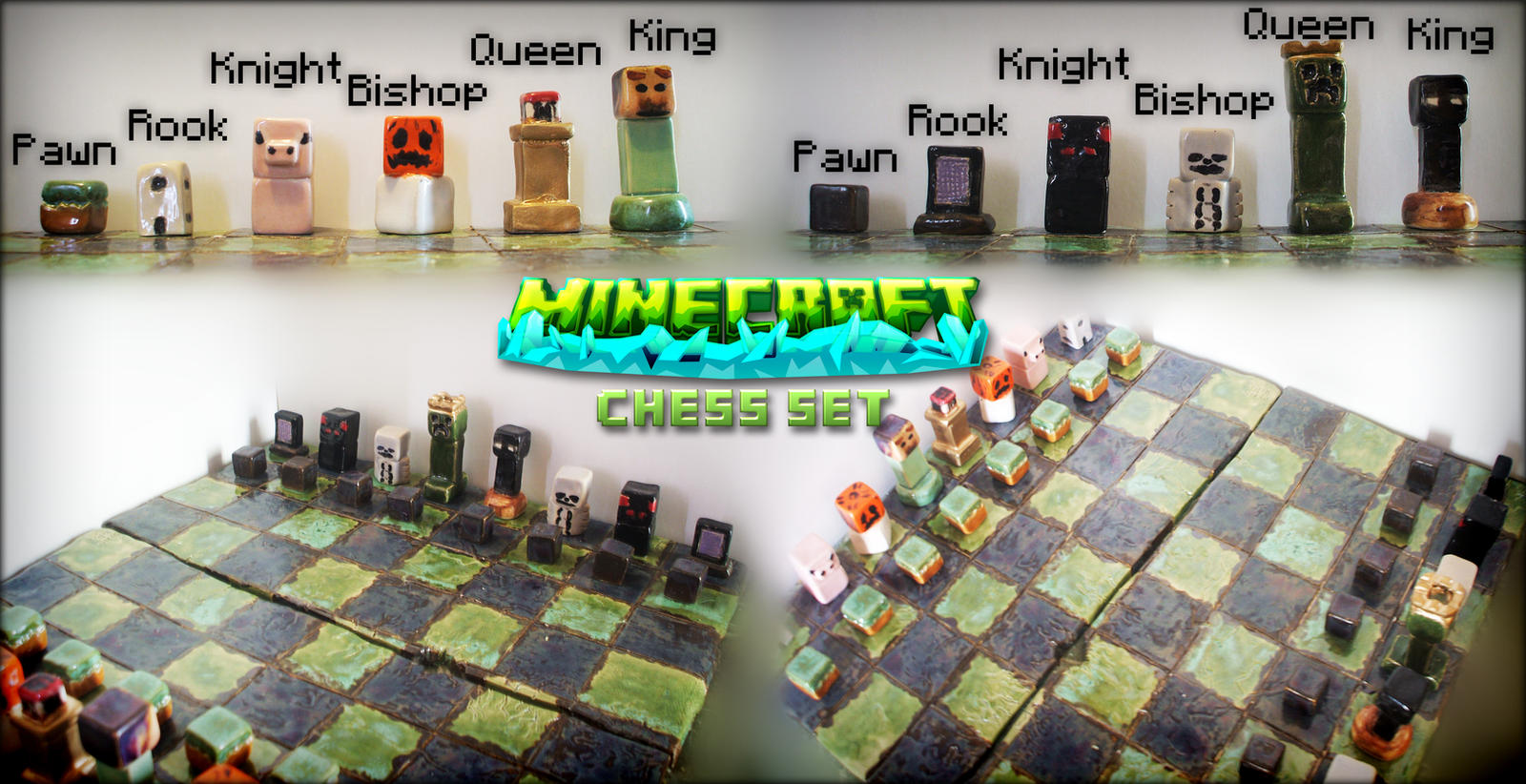 Minecraft Chess Set by Rubyian on DeviantArt
