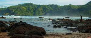 the beach and the photographer