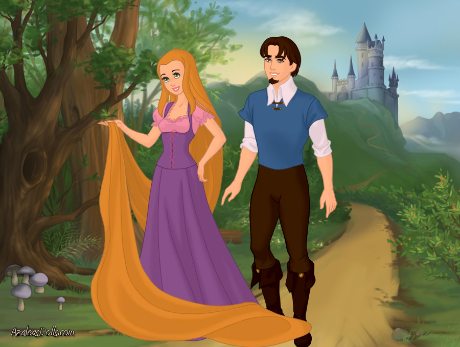 Rapunzel and Flynn Rider