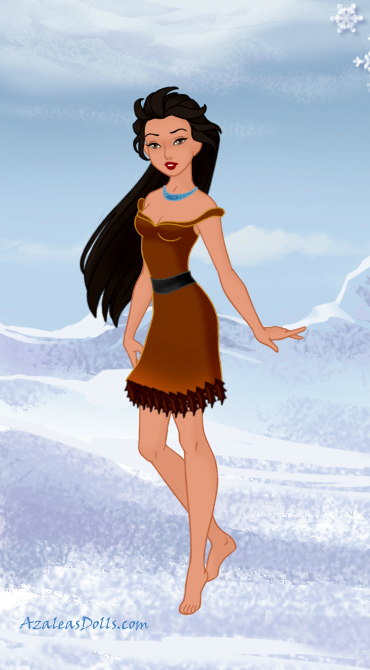 Pocahontas in Disney Frozen Style