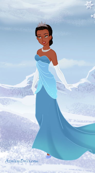 Tiana in Disney Frozen Style