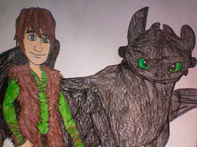 Hiccup and Toothless