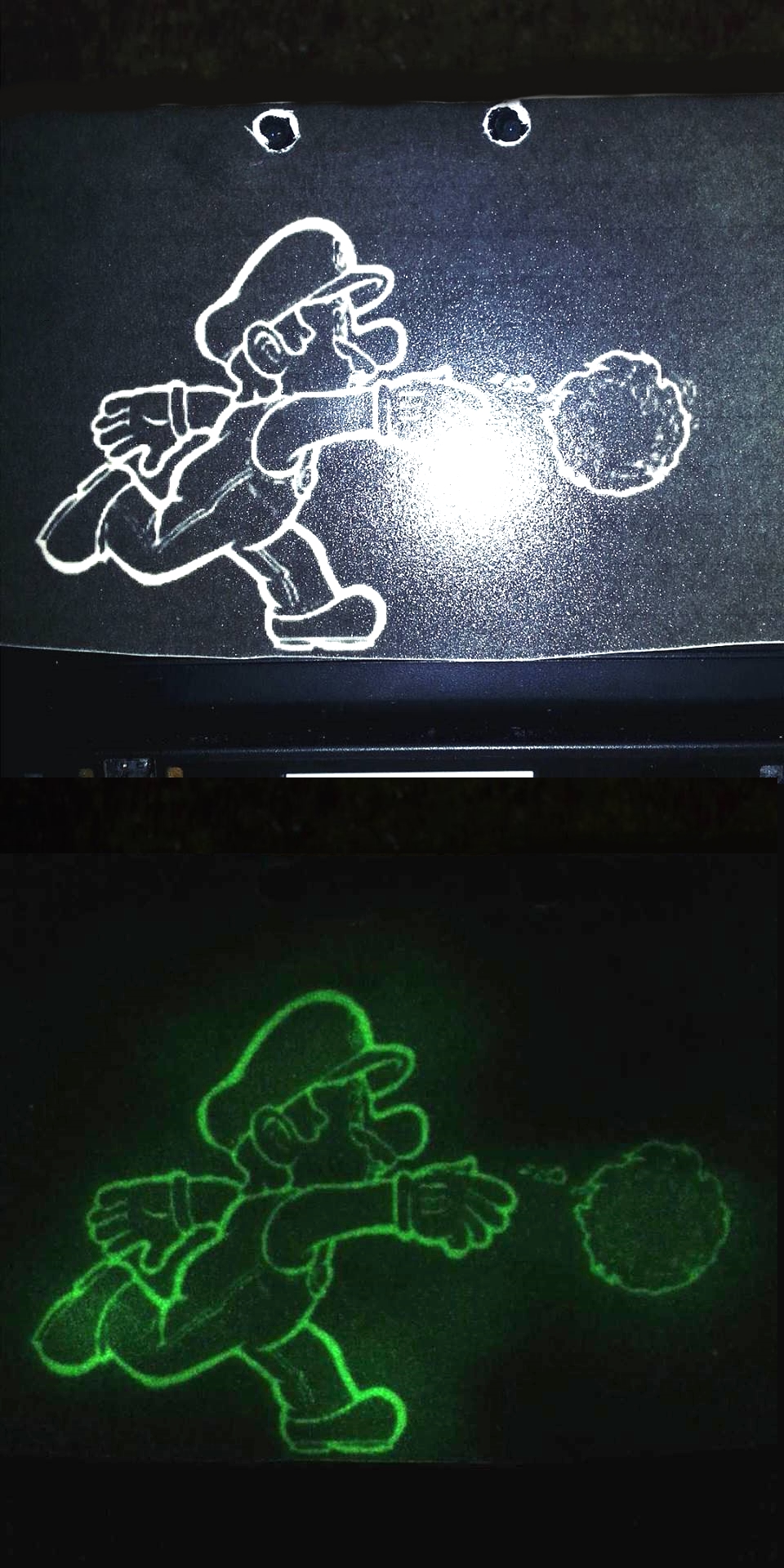 Glow in the Dark 3DS Sticker