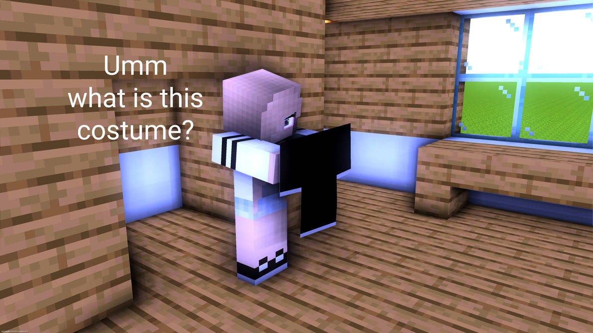 Victoria Minecraft Inflation Wiktoria and mystery costume inflation 1 by KEJWII on DeviantArt