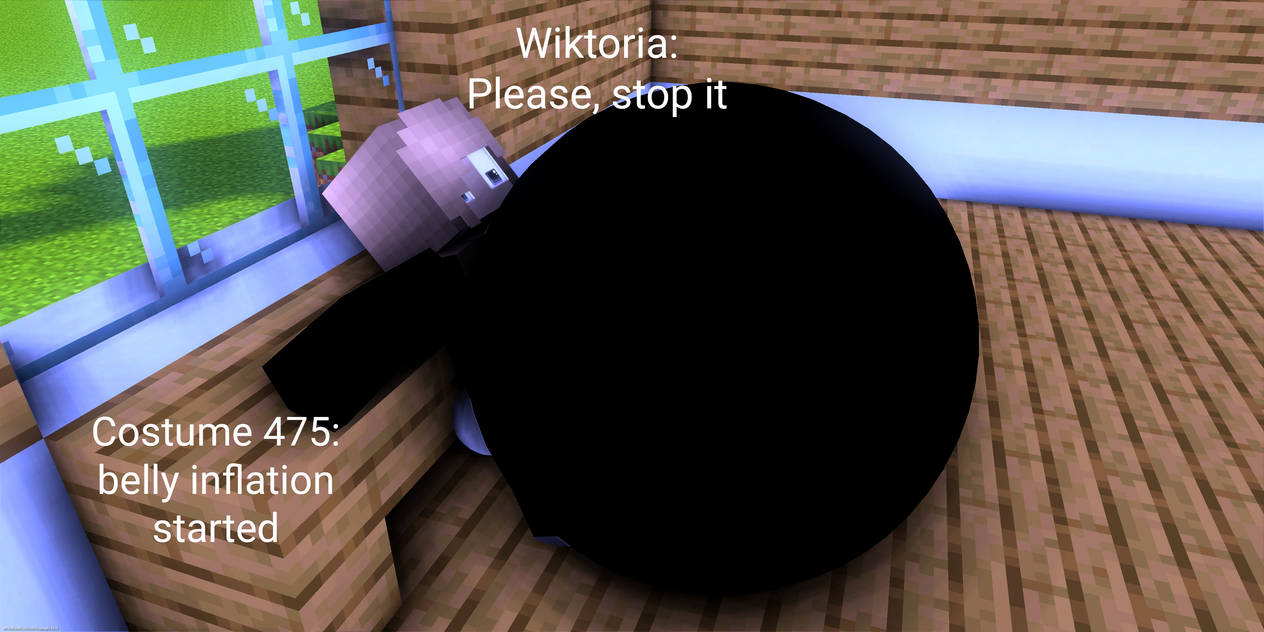 Wiktoria and mystery costume inflation 6 by KEJWII on DeviantArt