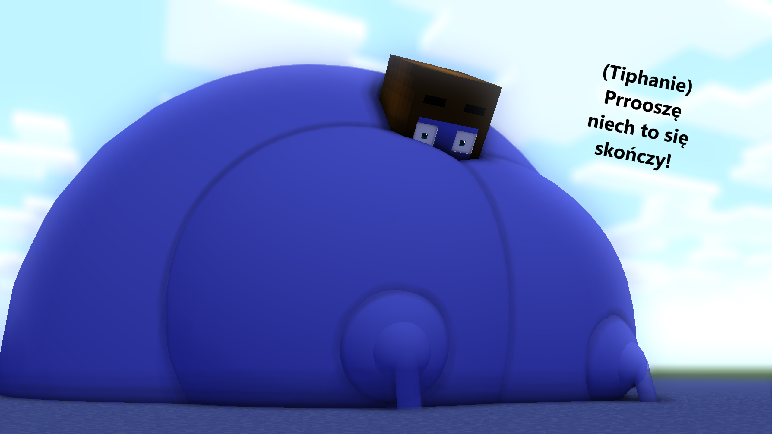 Random girl blueberry inflation 4 by KEJWII on DeviantArt