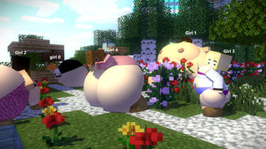Victoria Minecraft Inflation Wiktoria and tits inflation up to the clouds by KEJWII on DeviantArt