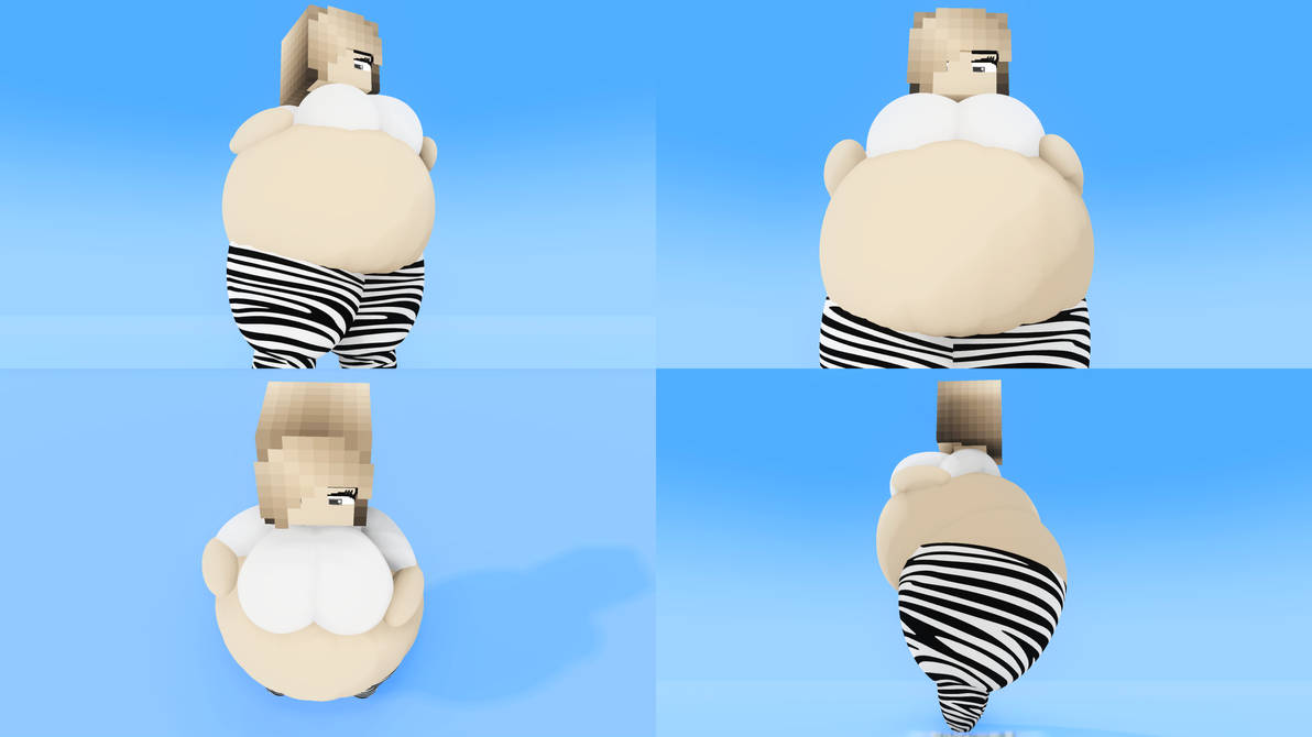 Victoria Minecraft Inflation Wiktoria and body inflation 2 by KEJWII on DeviantArt