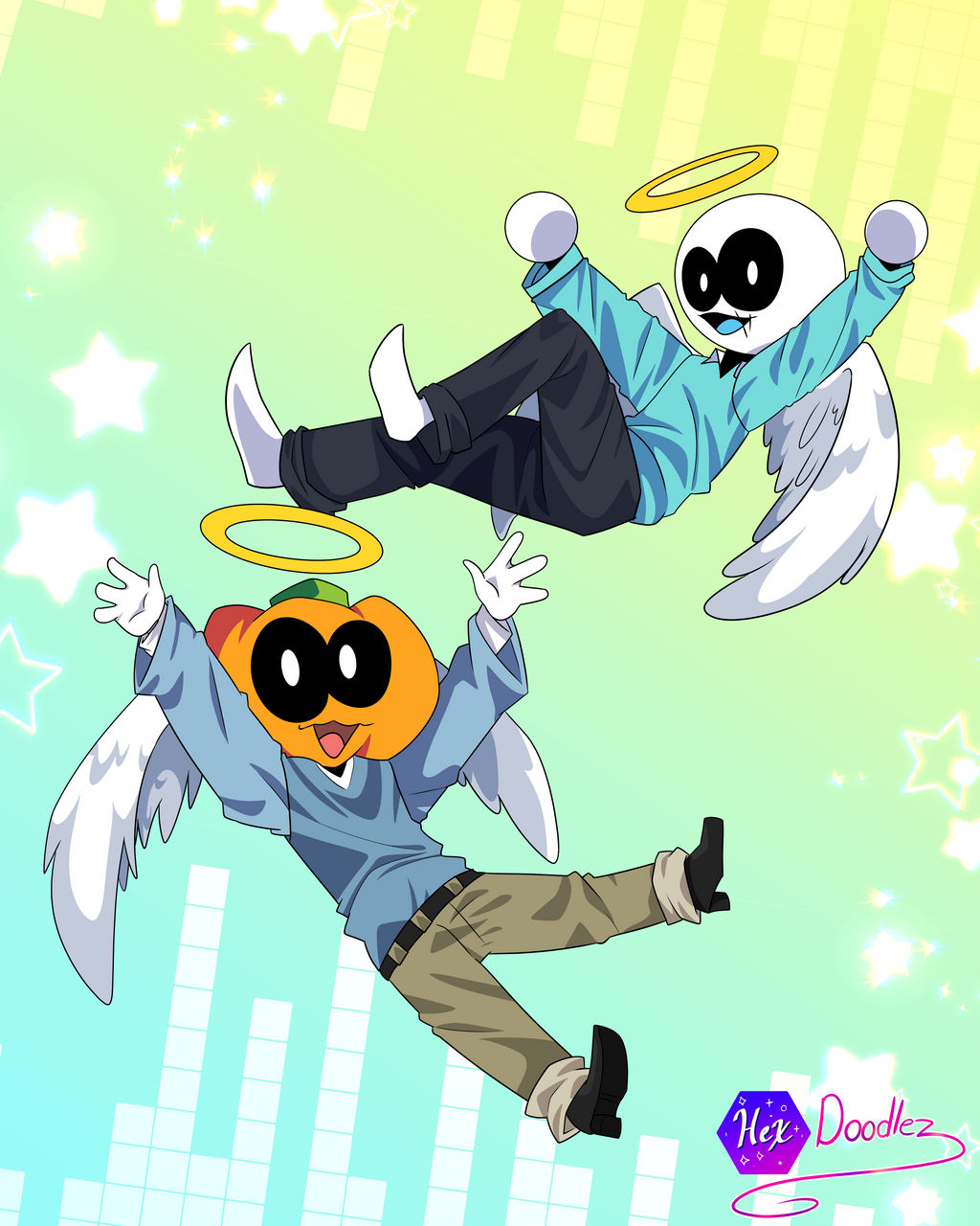FNF AU - Skid And Pump by HexDoodlez on DeviantArt