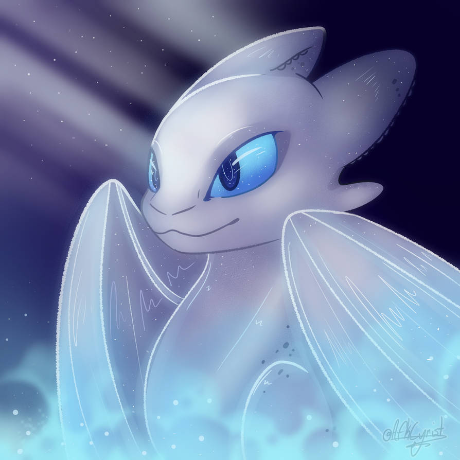 The Light Fury by sailorsprouts on DeviantArt