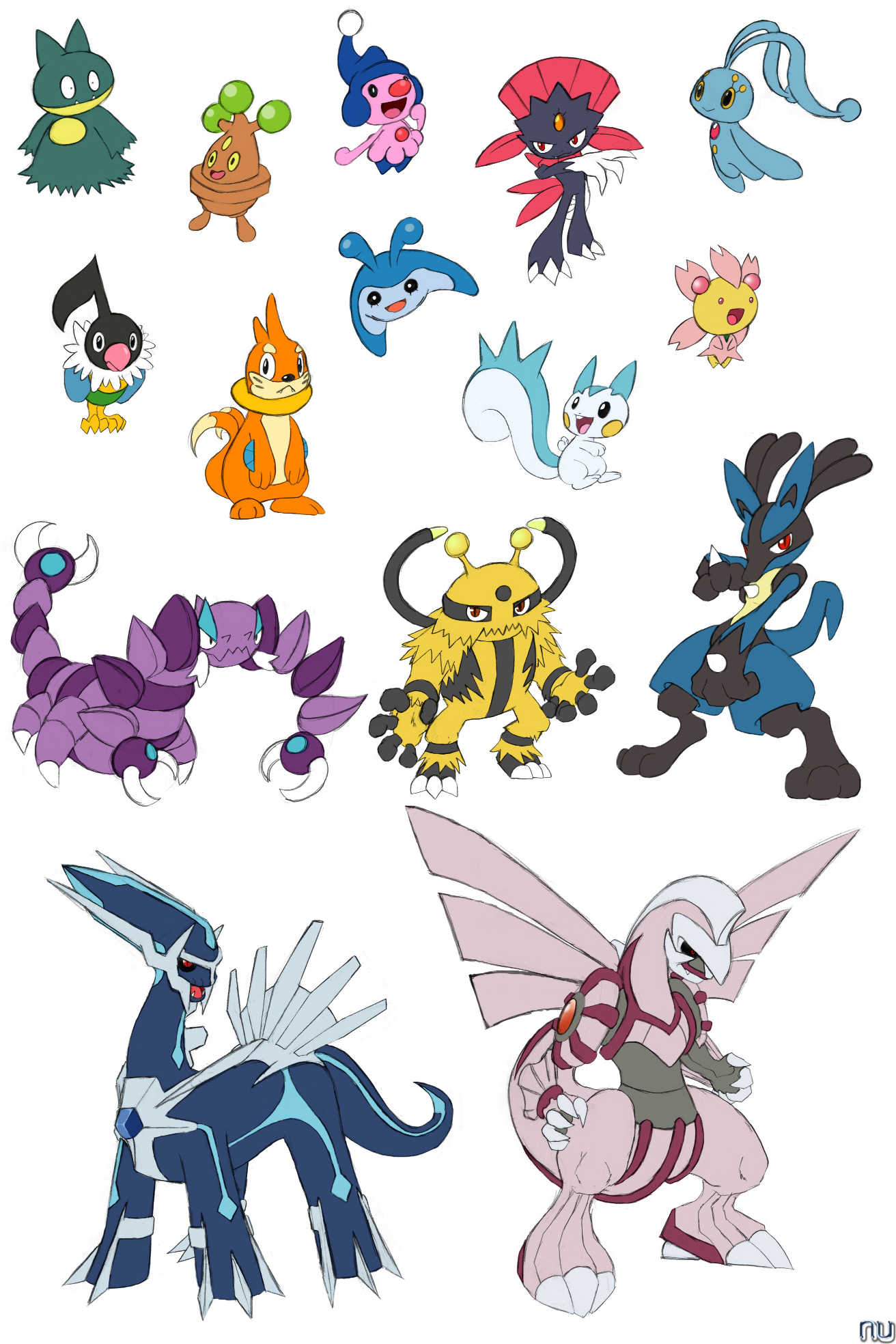 15 D-P Pokemon