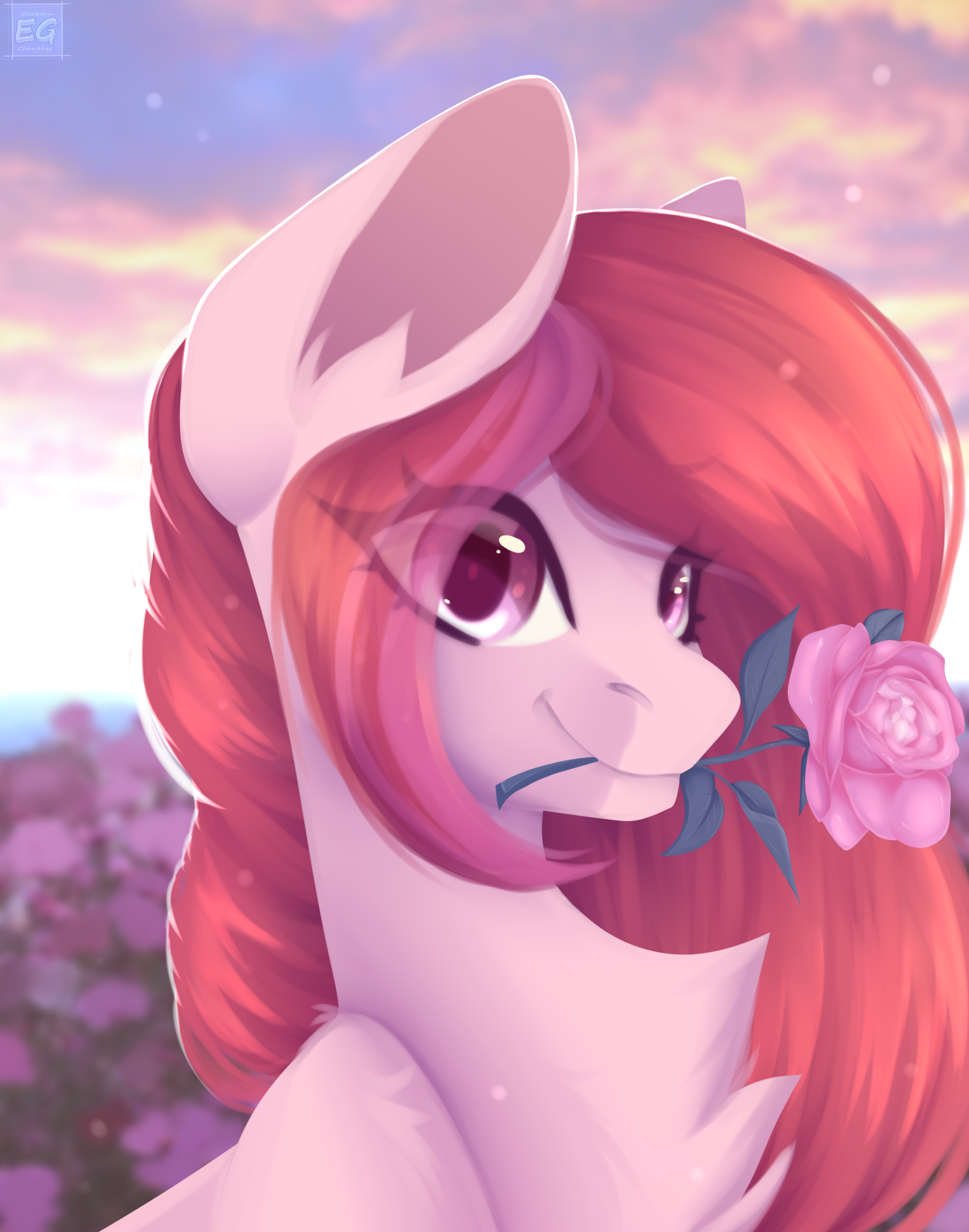 Red Roses Mlp Commission rose mlp oc by Elektra-Gertly on DeviantArt