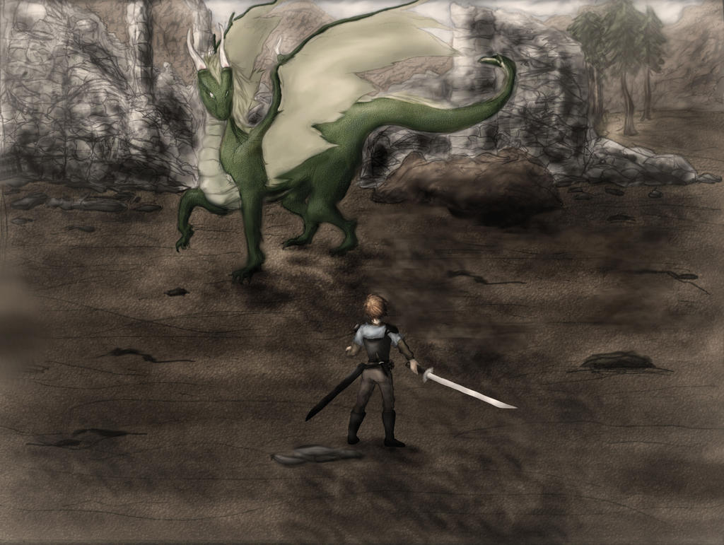 Slaying The Dragon By GraphicalRegrets On DeviantArt