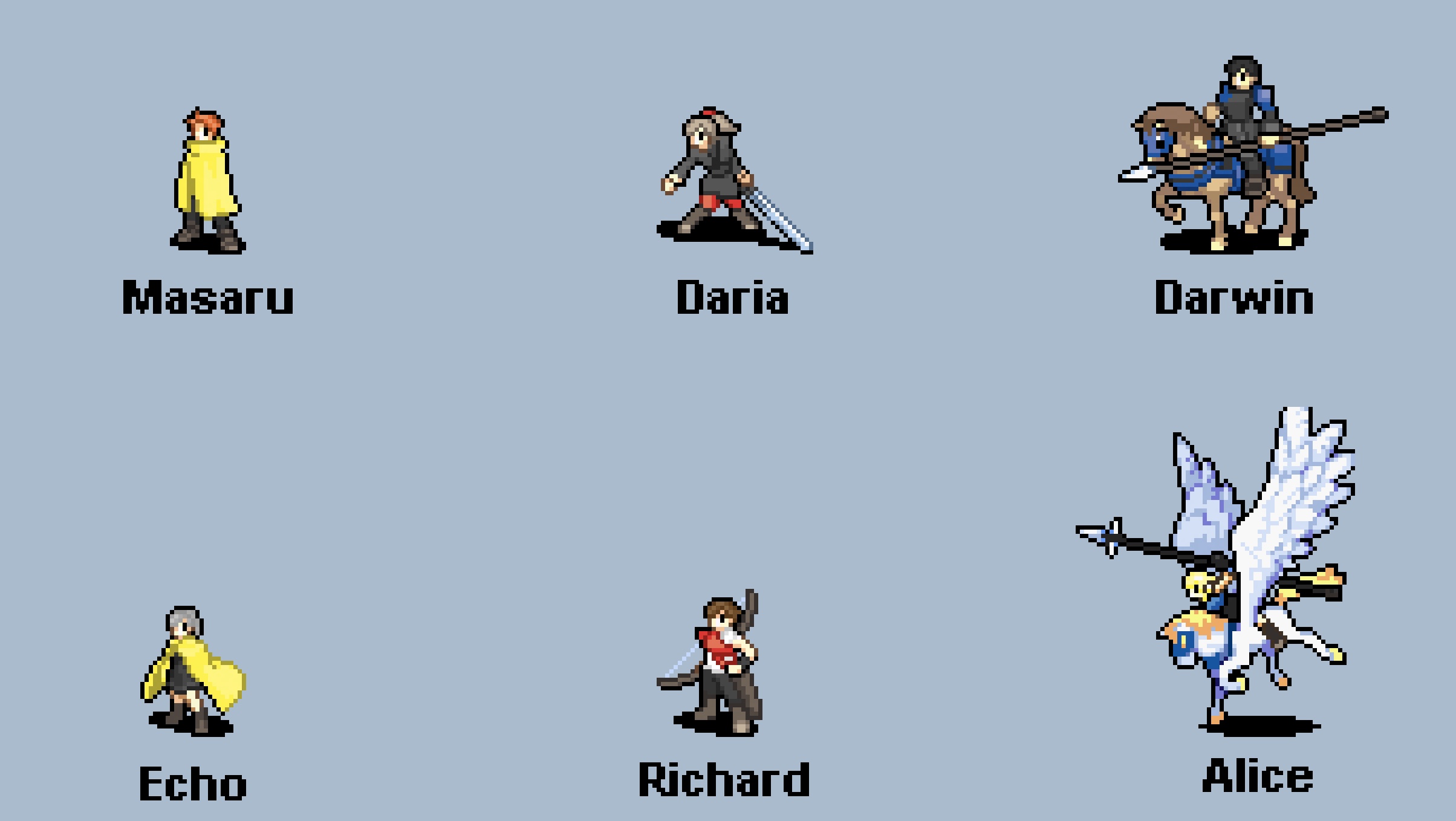 Fire Emblem Oc Gba Sprites By Kusanagigundam On Deviantart
