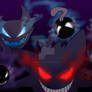 Happy Halloween! Gastly, Haunter and Gengar