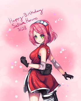 Happy birthday Sakura Haruno!